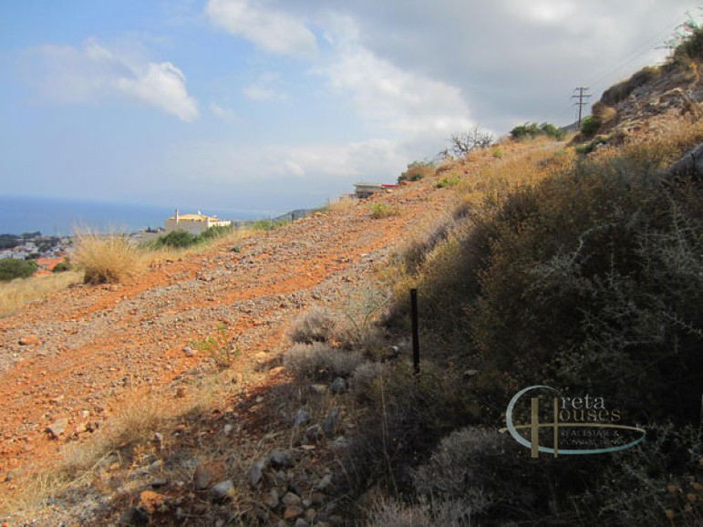 Koutouloufari Hersonissos Crete Building plot with sea view For Sale in
